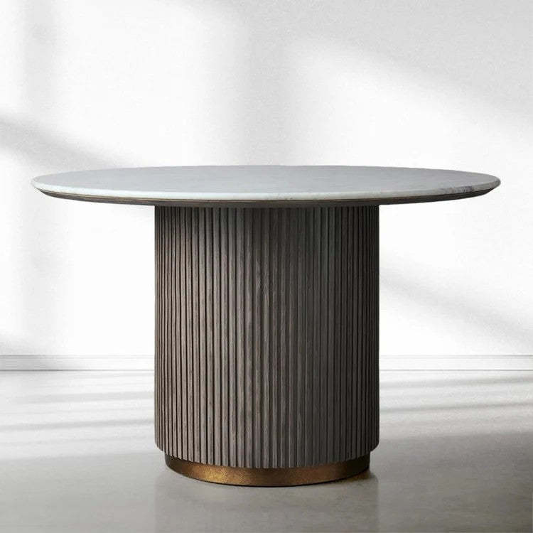 Fanny Round Dining Table-Fullstarlighting