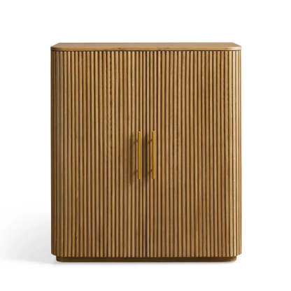Fanny Wood Bar Cabinet-Fullstarlighting