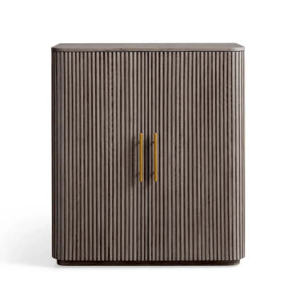 Fanny Wood Bar Cabinet-Fullstarlighting