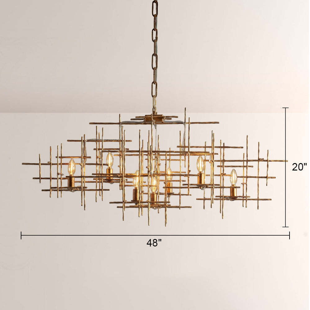Faritz Linear Chandelier-Fullstarlighting