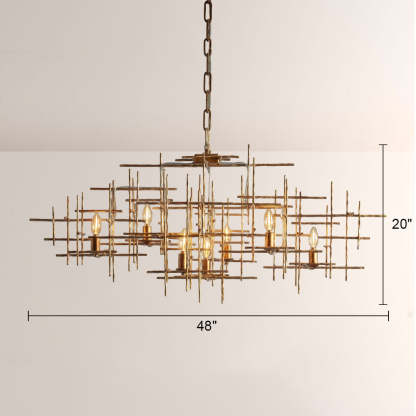 Faritz Linear Chandelier-Fullstarlighting