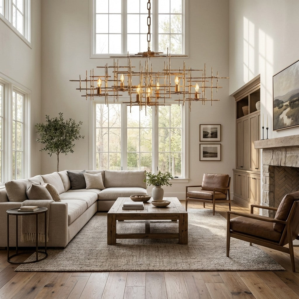 Faritz Linear Chandelier-Fullstarlighting