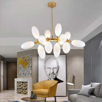 Fashion Grape Artistic Linear Chandelier-Fullstarlighting