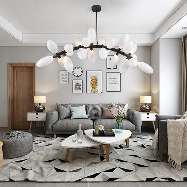 Fashion Grape Artistic Linear Chandelier-Fullstarlighting