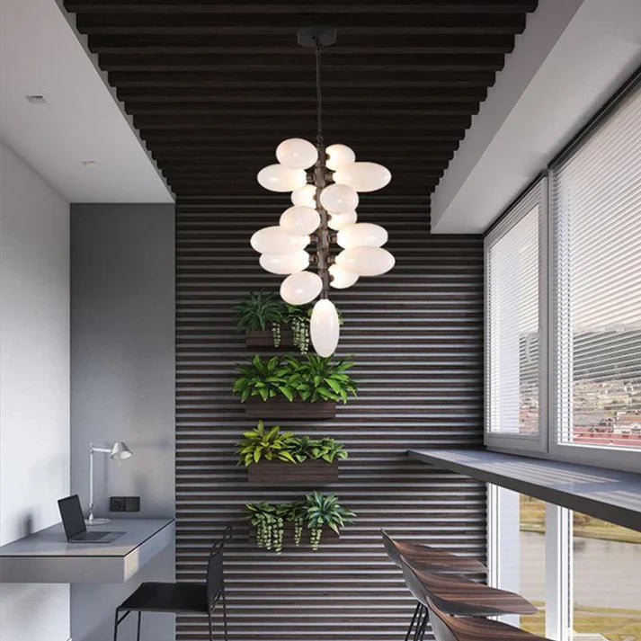 Fashion Vertical Long Grape Chandelier-Fullstarlighting