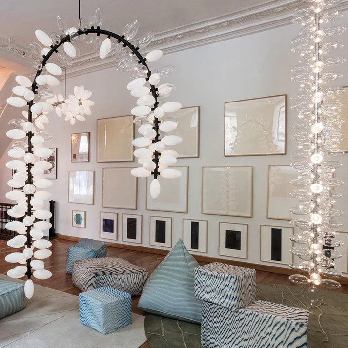Fashion Vertical Long Grape Chandelier-Fullstarlighting