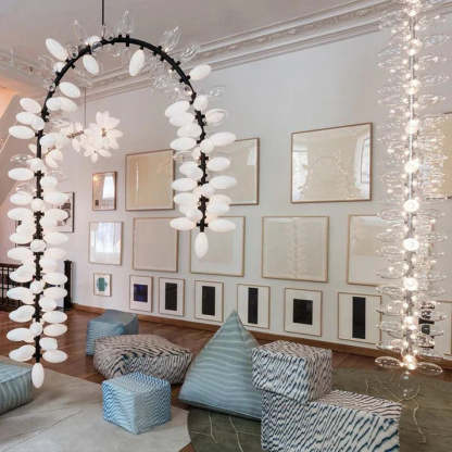 Fashion Vertical Long Grape Chandelier-Fullstarlighting