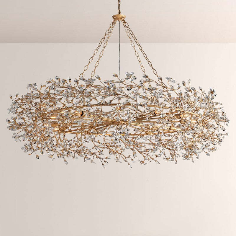 Fiore Crown Crystal Chandelier