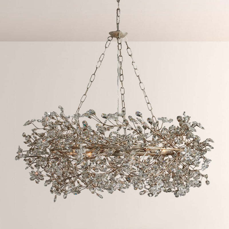 Fiore Crown Crystal Chandelier