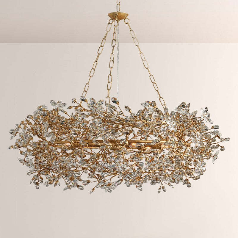 Fiore Crown Crystal Chandelier