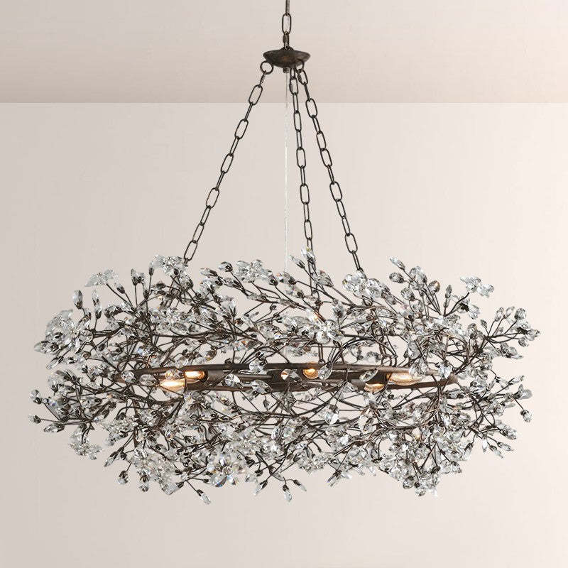Fiore Crown Crystal Chandelier