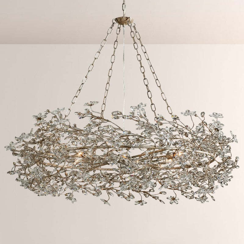 Fiore Crown Crystal Chandelier