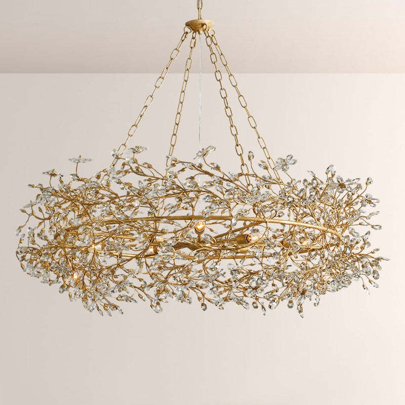 Fiore Crown Crystal Chandelier