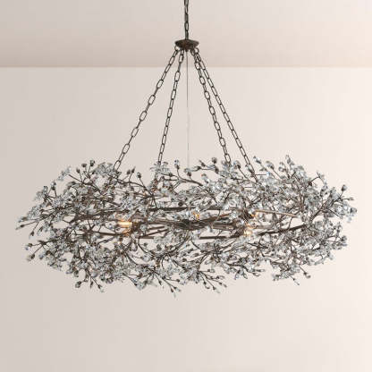 Fiore Crown Crystal Chandelier