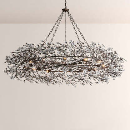 Fiore Crown Crystal Chandelier