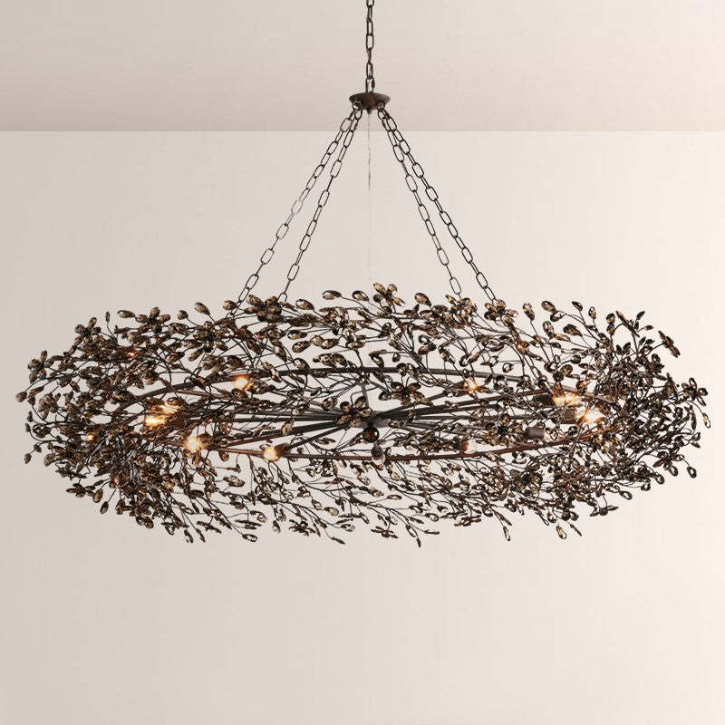 Fiore Crown Crystal Chandelier