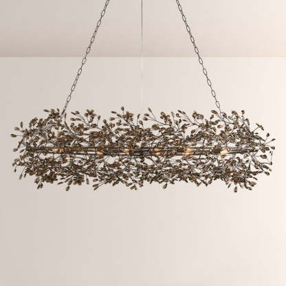 Fiore Oval Crystal Chandelier