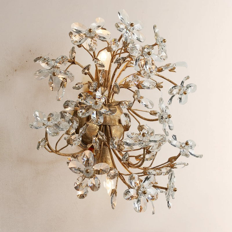 Fiore Crystal Sconce-Fullstarlighting