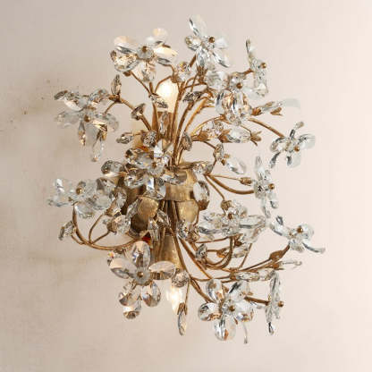 Fiore Crystal Sconce-Fullstarlighting
