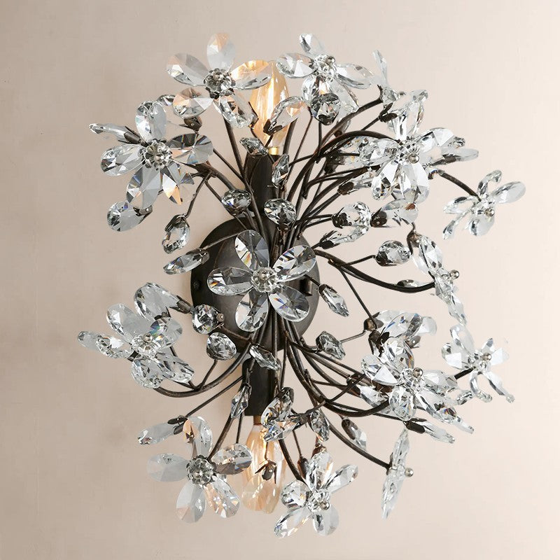 Fiore Crystal Sconce-Fullstarlighting