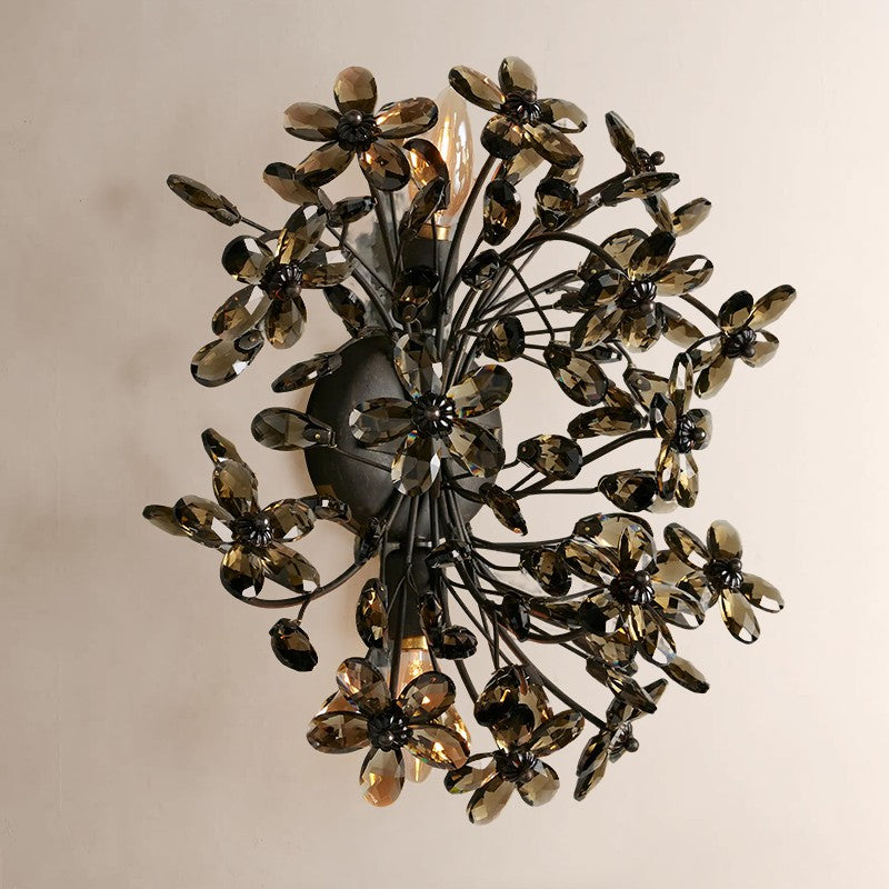Fiore Crystal Sconce-Fullstarlighting