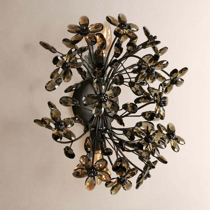Fiore Crystal Sconce-Fullstarlighting