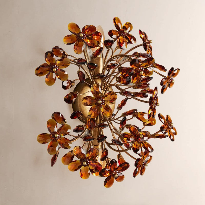 Fiore Crystal Sconce-Fullstarlighting