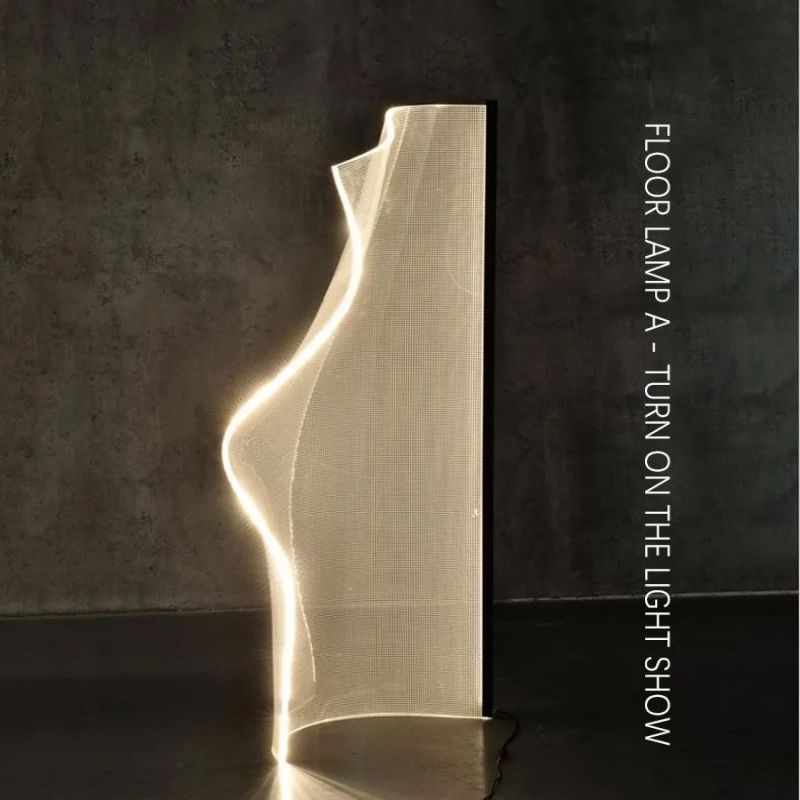Flame Floor Lamp-Fullstarlighting