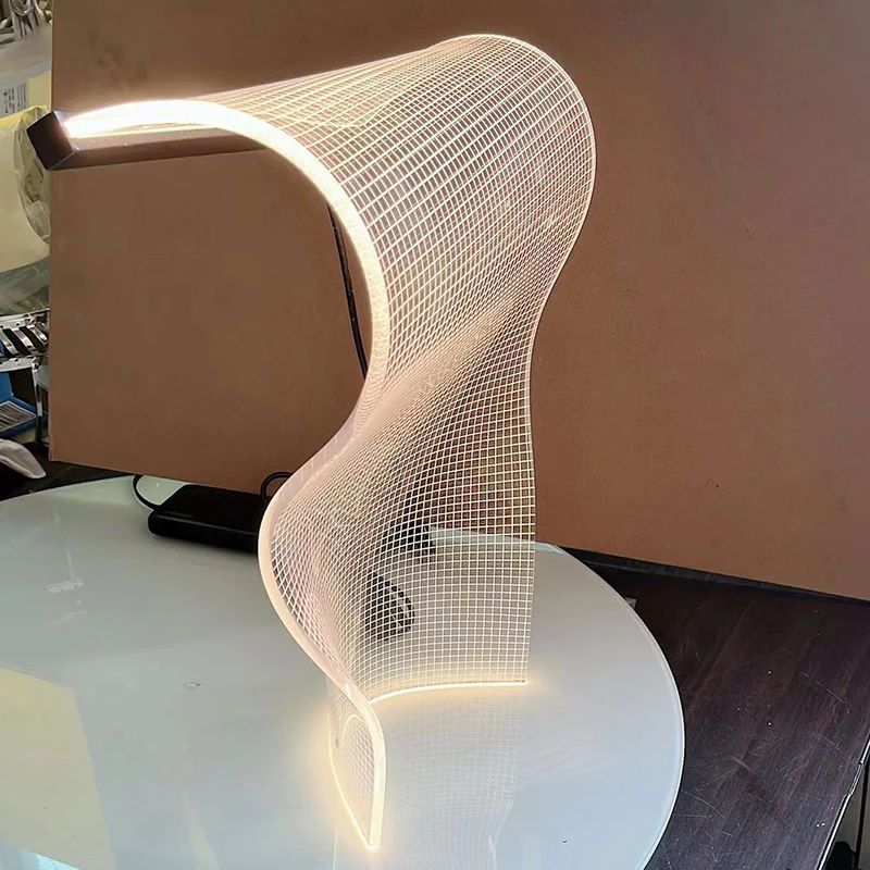 Flame Table Lamp-Fullstarlighting
