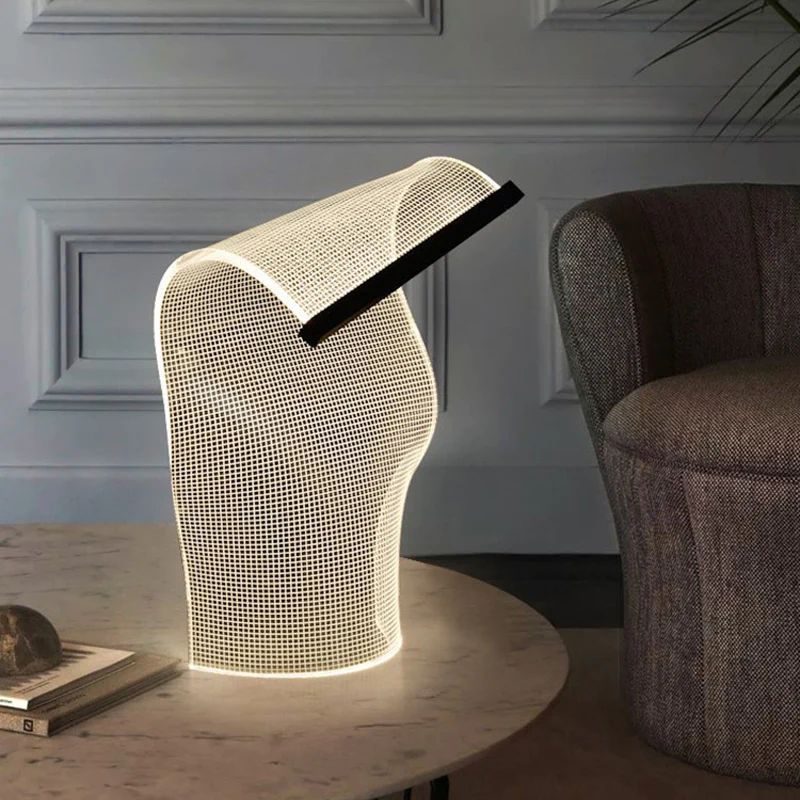 Flame Table Lamp-Fullstarlighting