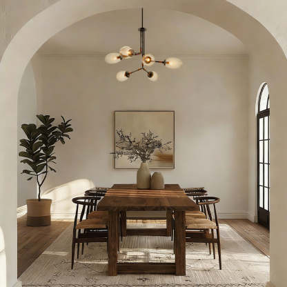 Frances Glass Chandelier-Fullstarlighting