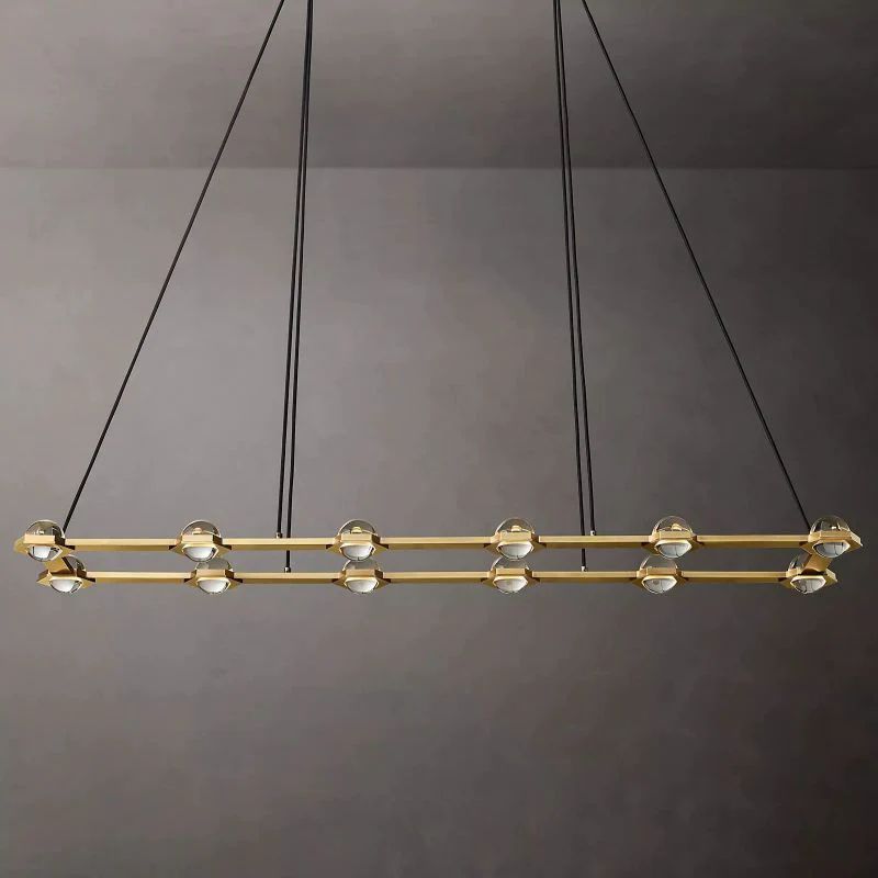 Genius Rectangular Chandelier 72"-Fullstarlighting