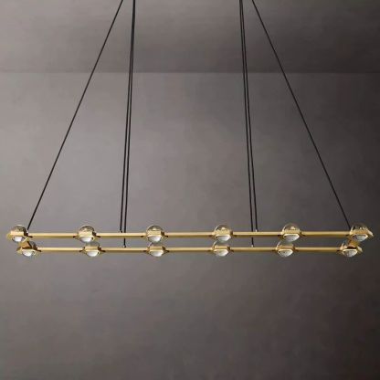Genius Rectangular Chandelier 72"-Fullstarlighting