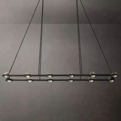 Genius Rectangular Chandelier 72"-Fullstarlighting