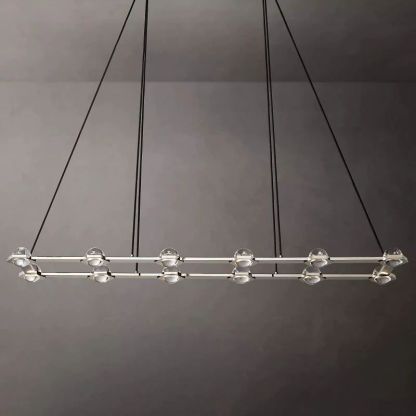 Genius Rectangular Chandelier 72"-Fullstarlighting