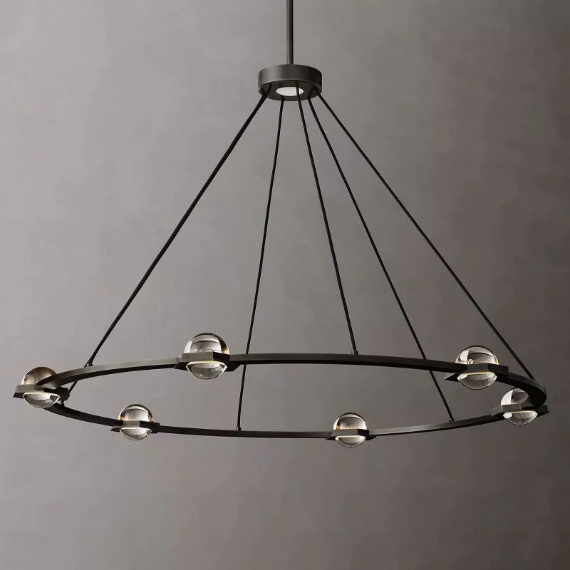 Genius Round Chandelier 48"-Fullstarlighting