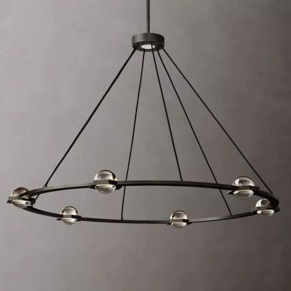 Genius Round Chandelier 48"-Fullstarlighting