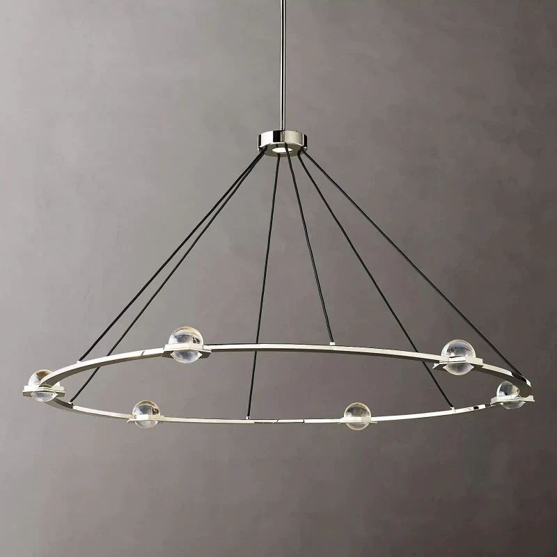 Genius Round Chandelier 60"-Fullstarlighting