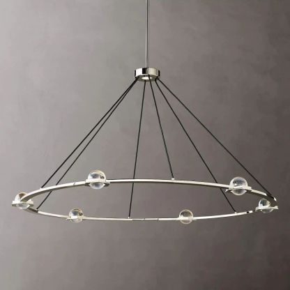 Genius Round Chandelier 60"-Fullstarlighting