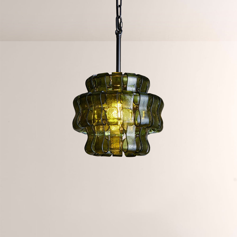 Ghiaccia Glass Sphere Pendant-Fullstarlighting