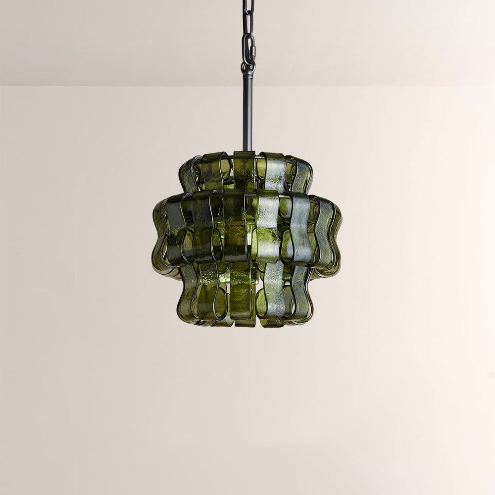 Ghiaccia Glass Sphere Pendant-Fullstarlighting