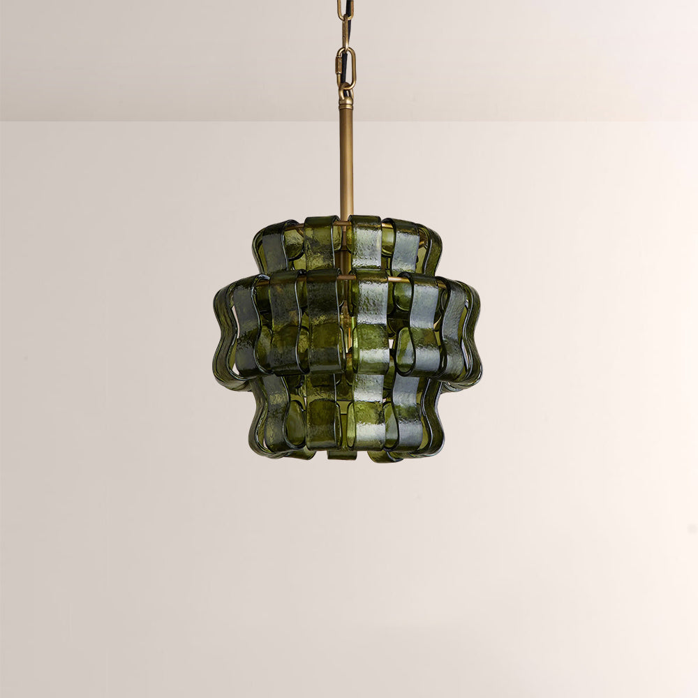 Ghiaccia Glass Sphere Pendant-Fullstarlighting