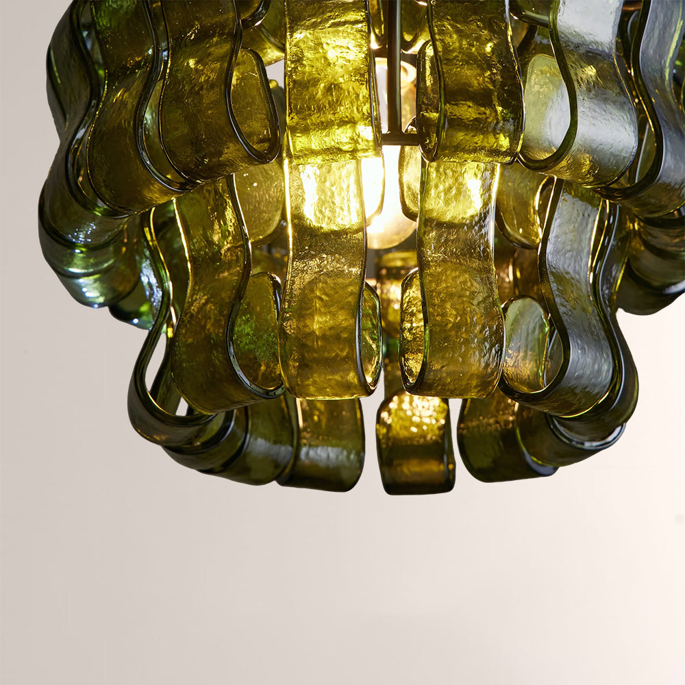 Ghiaccia Glass Sphere Pendant-Fullstarlighting