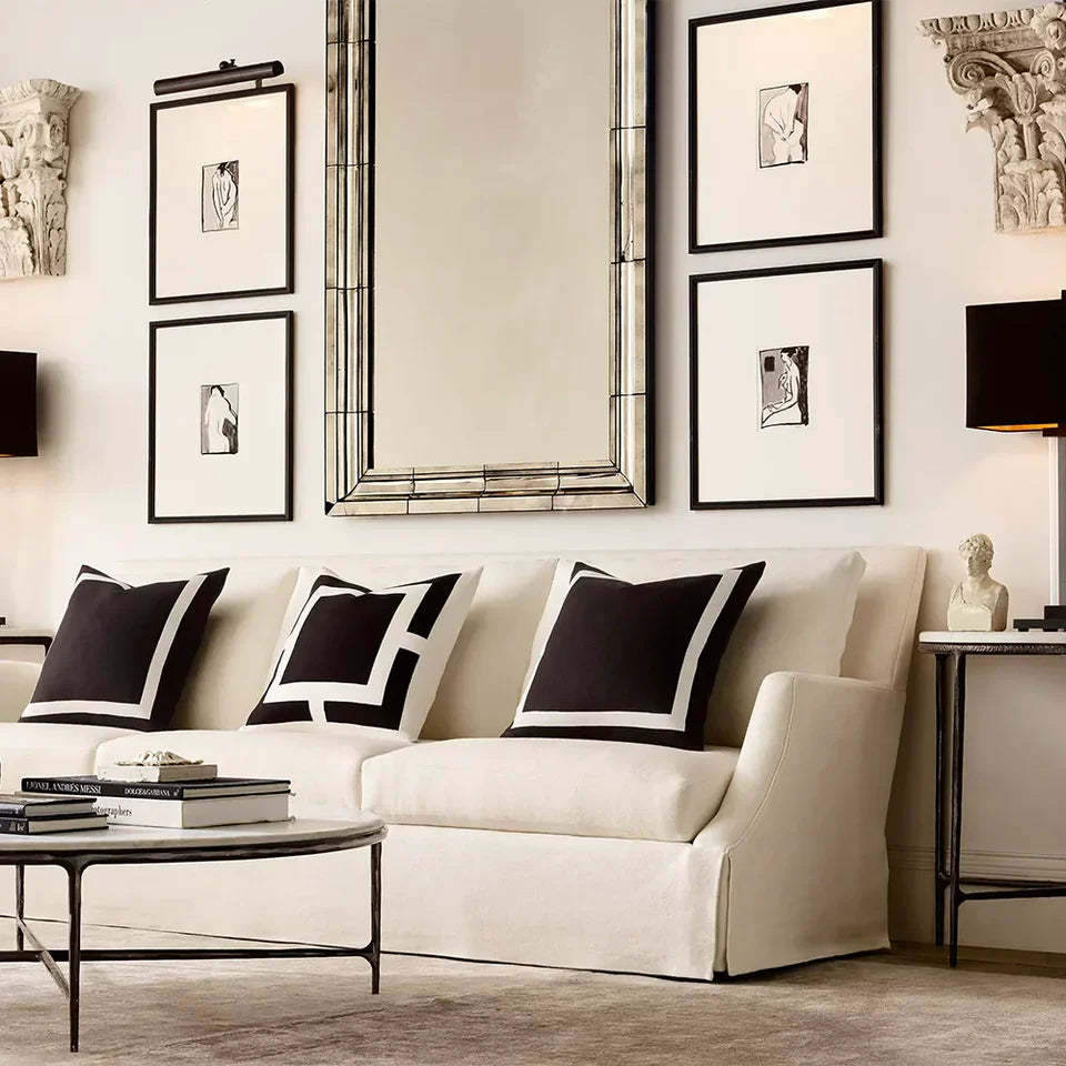 Giacometti Marble Demilune Console Table-Fullstarlighting