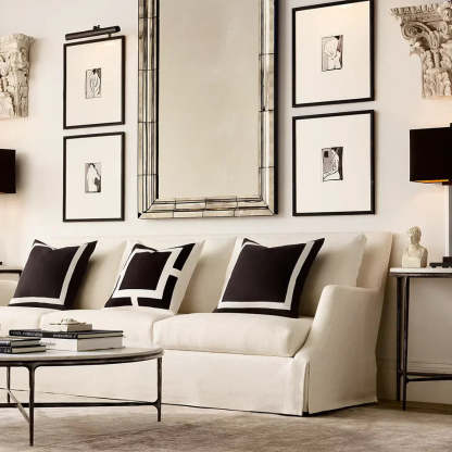 Giacometti Marble Demilune Console Table-Fullstarlighting