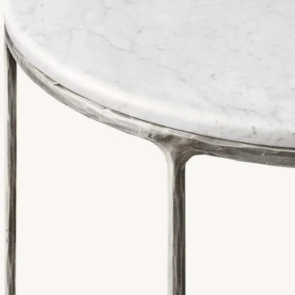Giacometti Marble Demilune Console Table-Fullstarlighting