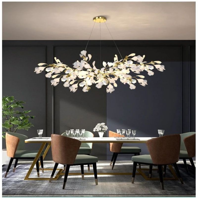 Ginkgo B Branch Chandelier-Fullstarlighting