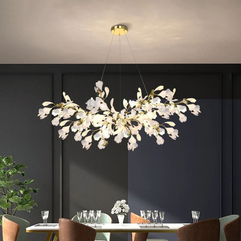 Ginkgo B Branch Chandelier-Fullstarlighting