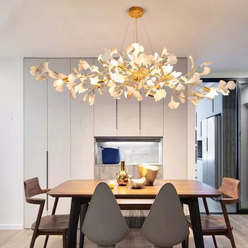Ginkgo C Branch Chandelier-Fullstarlighting