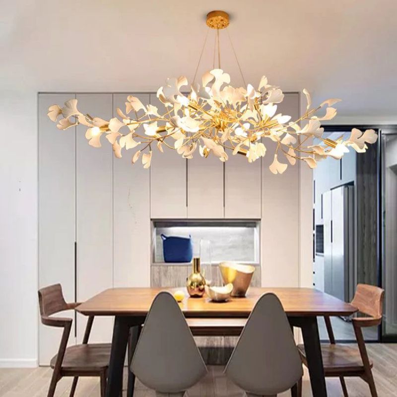 Ginkgo C Branch Chandelier-Fullstarlighting